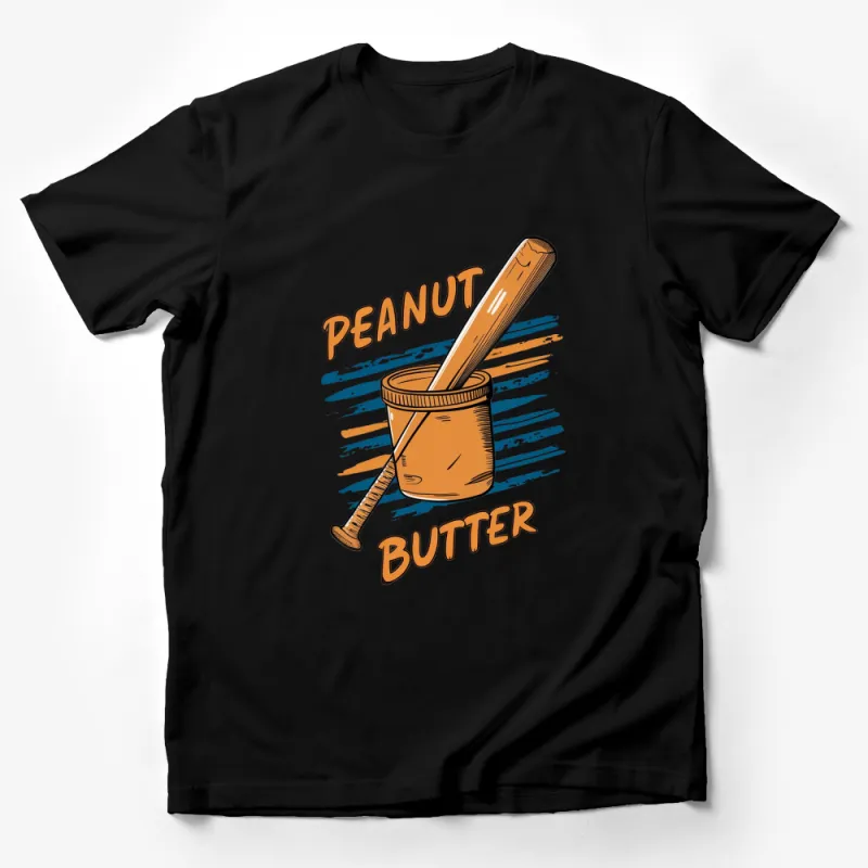 Vintage Peanut Butter Lover T-Shirt, Retro Peanut Butter Jar Graphic Tee, Unique Foodie Gift Male T-Shirt