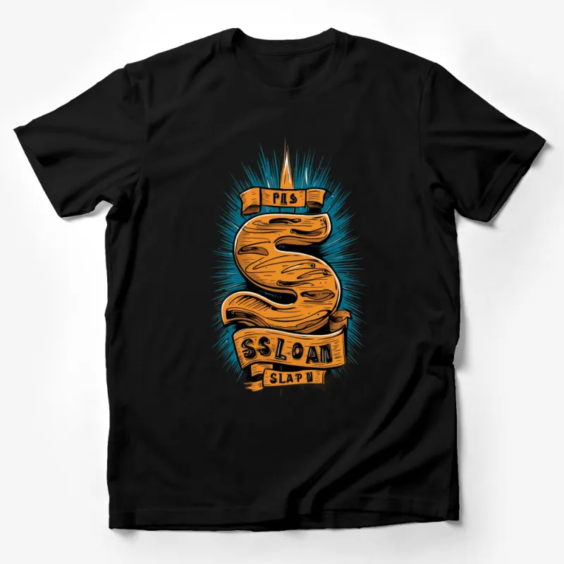 Vintage Piss Sloan Slap'n Graphic T-Shirt, Retro Style Tee, Bold Statement Shirt Male T-Shirt