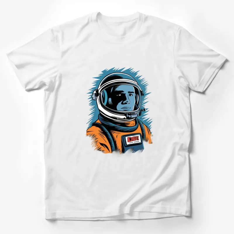 Vintage Astronaut T-Shirt, Retro Space Explorer Tee, Cosmic Adventure Graphic Shirt, Unique Gift Male T-Shirt