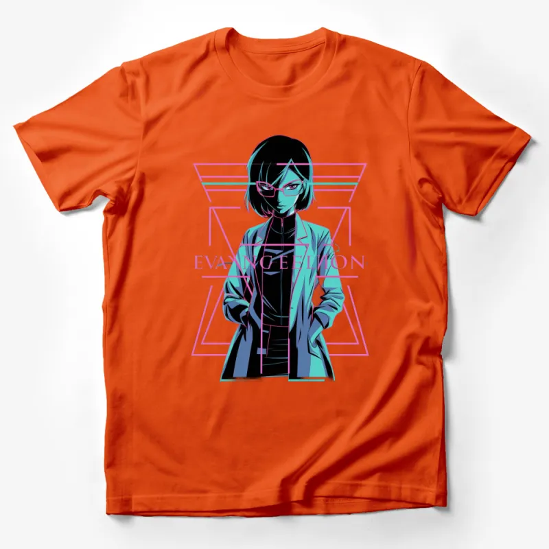 Neon Genesis Evangelion Inspired T-Shirt, Rei Ayanami Graphic Tee, Anime Fan Merchandise Male T-Shirt