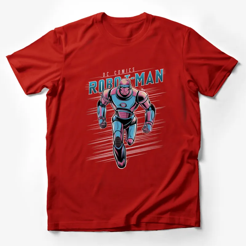 DC Comics Robot-Man Vintage Style T-Shirt, Classic Comic Book Hero Tee, Unique Graphic Design Shirt Male T-Shirt