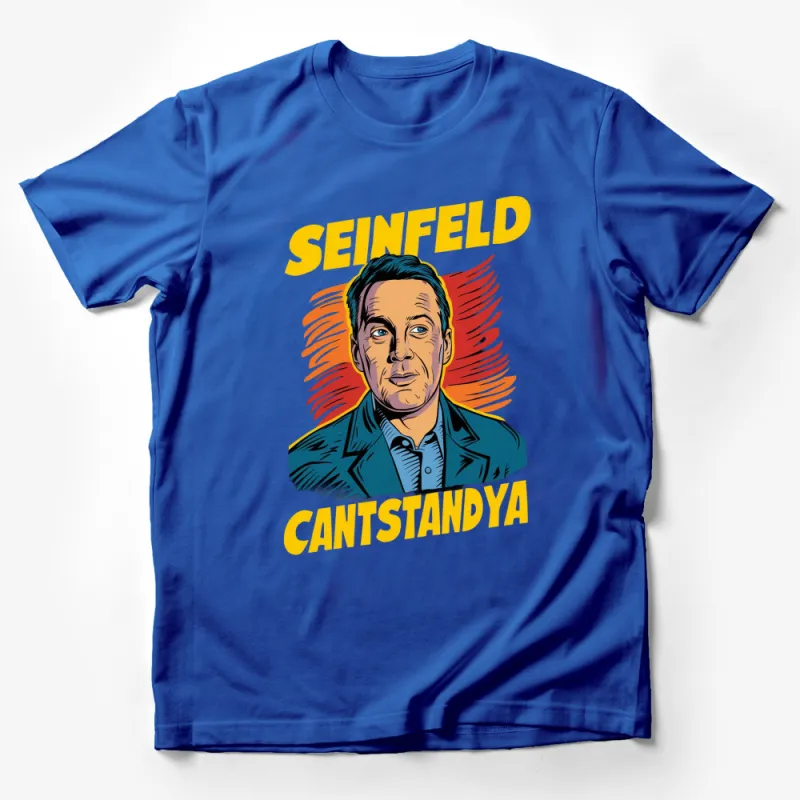 Seinfeld Inspired Can't Stand Ya! Retro Graphic Tee, Funny 90s Sitcom TV Show T-Shirt, Unisex Pop Culture Apparel Male T-Shirt