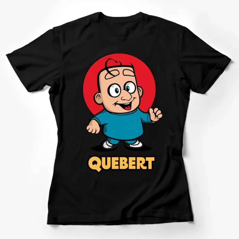 Retro Cartoon Character Q*bert T-Shirt, Vintage Arcade Game Tee, Fun Pop Culture Kids Adult Shirt Female T-Shirt