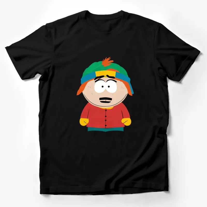 Cartoon Character T-shirt, Colorful Fan Art, Unique Gift for Animation Lovers, Casual Wear, Unisex Tee Male T-Shirt