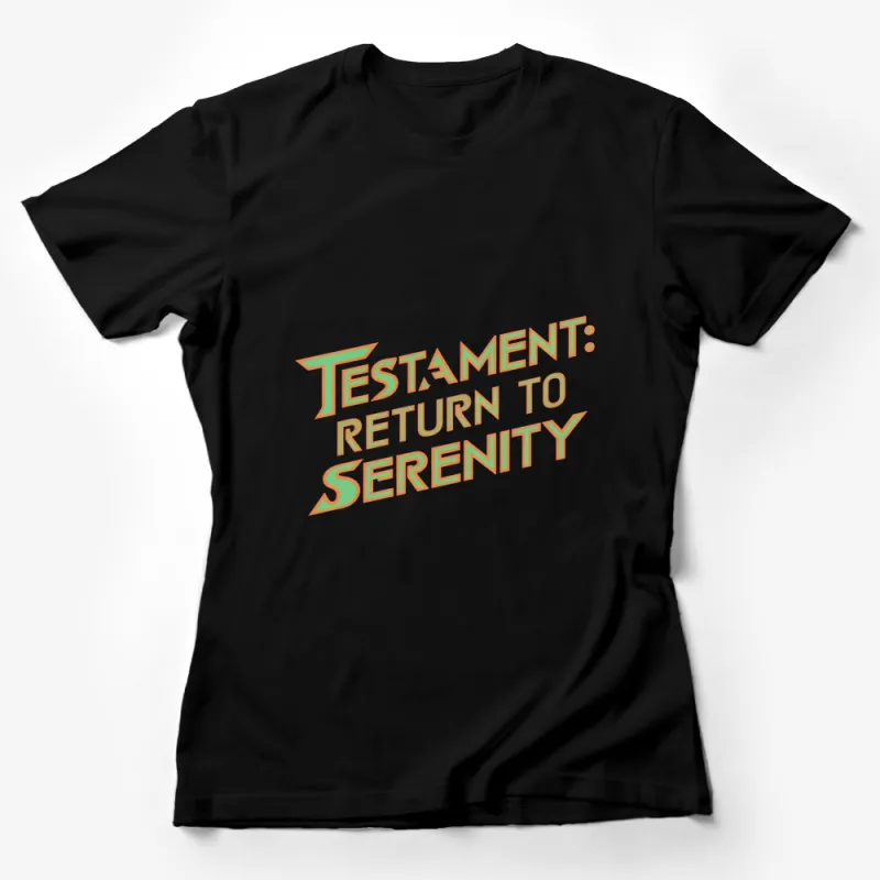 Testament Return to Serenity Vintage Style T-Shirt, Music Band Tee, Retro Graphic Shirt, Unique Gift Idea Female T-Shirt