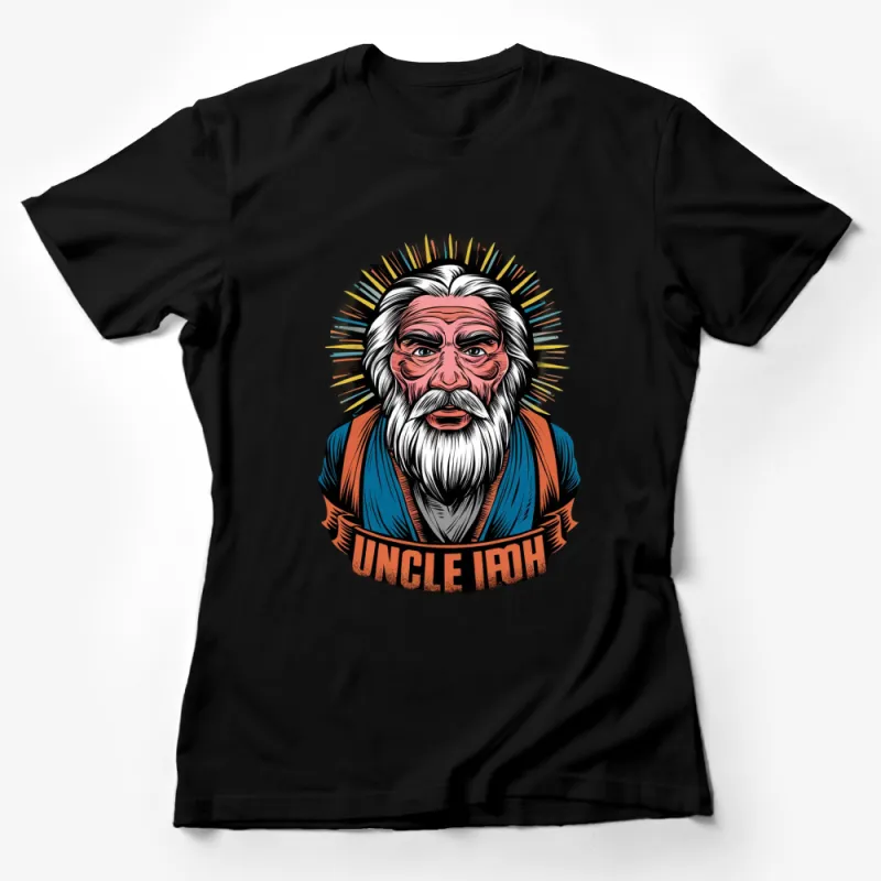 Uncle Iroh Tea Lover Graphic T-Shirt, Avatar Inspired, Men's Women's Apparel, Unique Gift for Fans Female T-Shirt