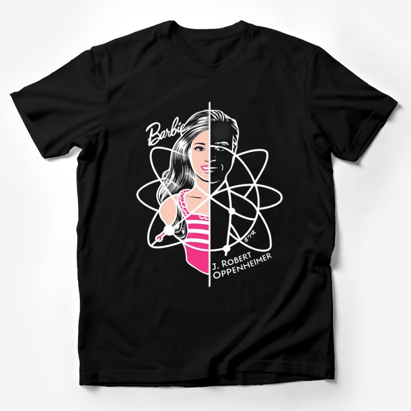 Women's Science T-Shirt, Nuclear Physicist J. Robert Oppenheimer, Pop Art Top, Atomic Energy Tee, Feminine Fit, Casual Wear Male T-Shirt