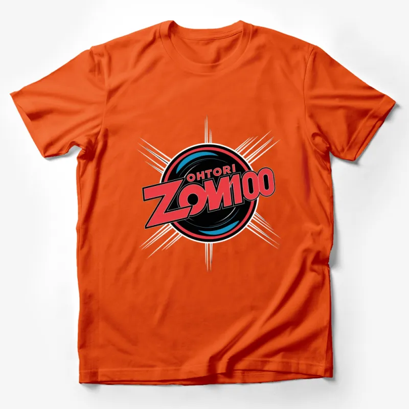 Ohtori ZOM100 Graphic T-Shirt, Retro Anime Inspired Design, Bold Red and Black Tee Male T-Shirt