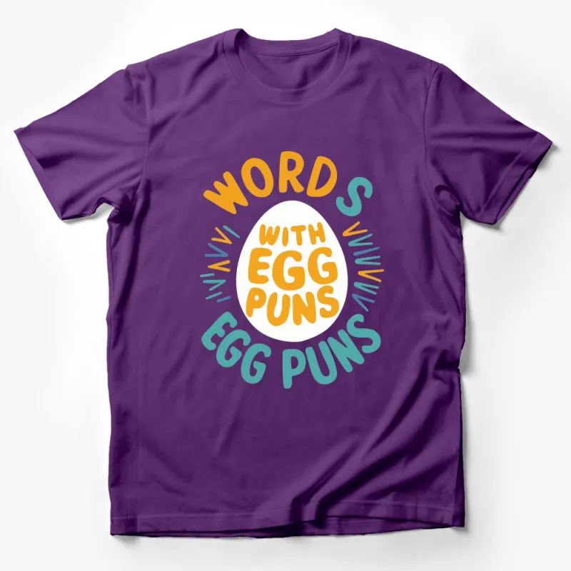 Funny Egg Puns T-Shirt, Perfect Gift for Food Pun Lovers, Unisex Casual Wear Male T-Shirt