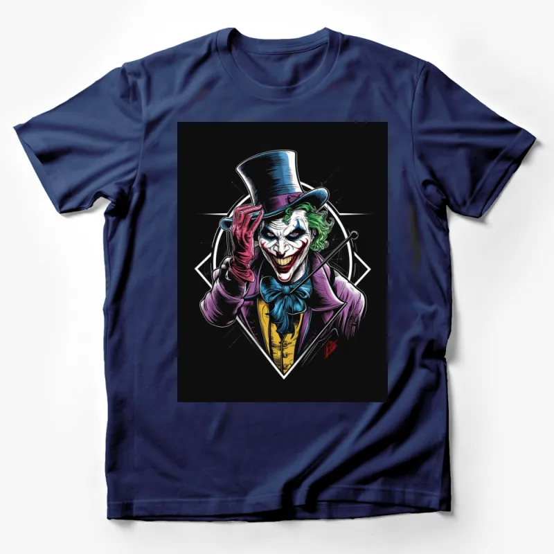 Vintage Joker Graphic T-Shirt, Classic Comic Villain Tee, Unique Joker Illustration, Collector's Edition Shirt Male T-Shirt