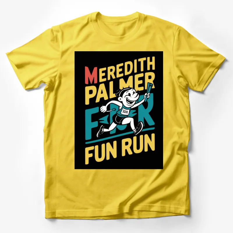 Meredith Palmer Fun Run T-Shirt, The Office TV Show, Fun Run Graphic Tee Male T-Shirt