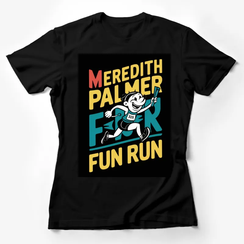 Meredith Palmer Fun Run T-Shirt, The Office TV Show, Fun Run Graphic Tee Female T-Shirt