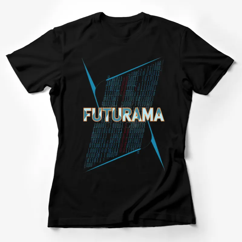 Futurama Inspired T-Shirt, Code Theme Graphic Tee, Adult Unisex Size Top Female T-Shirt