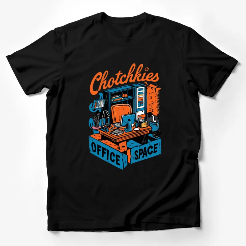 Chotchkie's Office Space Movie Inspired T-Shirt, Vintage Style Graphic Tee, Fun Pop Culture Apparel Male T-Shirt