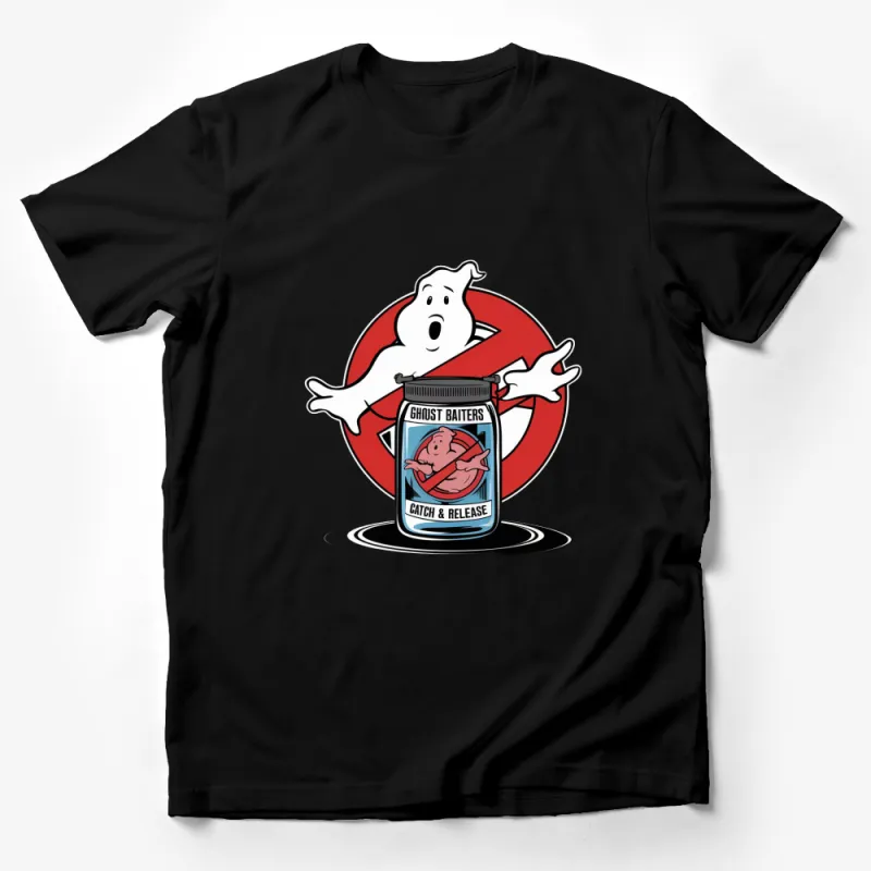 Ghostbusters Inspired T-Shirt, Catch and Release Ghost Baiters, Fun Pop Culture Apparel, Unisex Graphic Tee Male T-Shirt