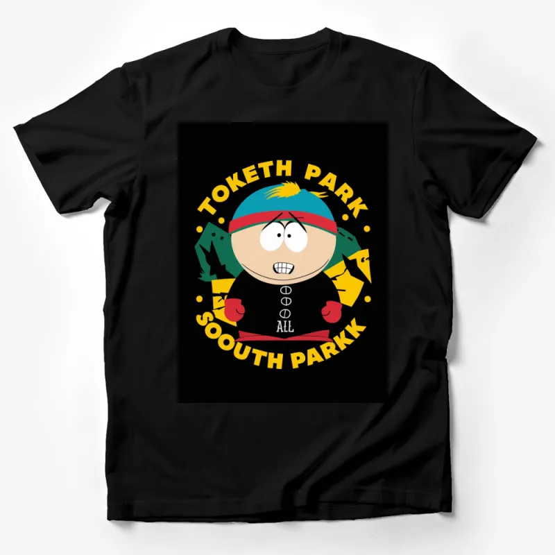 Toketh Park Parody T-Shirt, South Park Inspired Graphic Tee, Unisex Cartoon Character Shirt Male T-Shirt