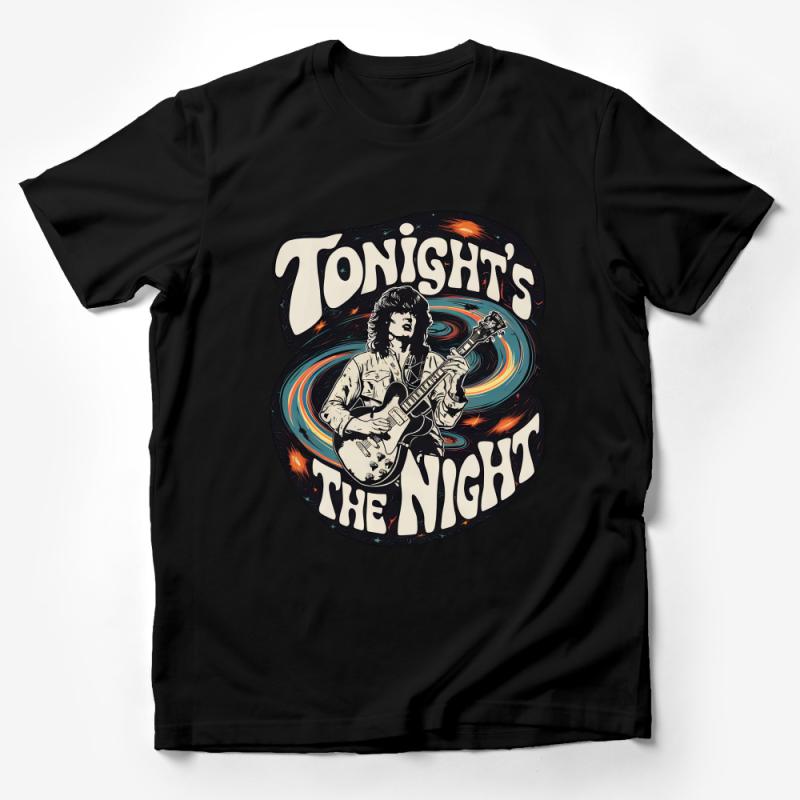 Vintage Rock Band T-Shirt, Tonight's The Night Retro Graphic Tee, Unisex Music Concert Shirt Male T-Shirt