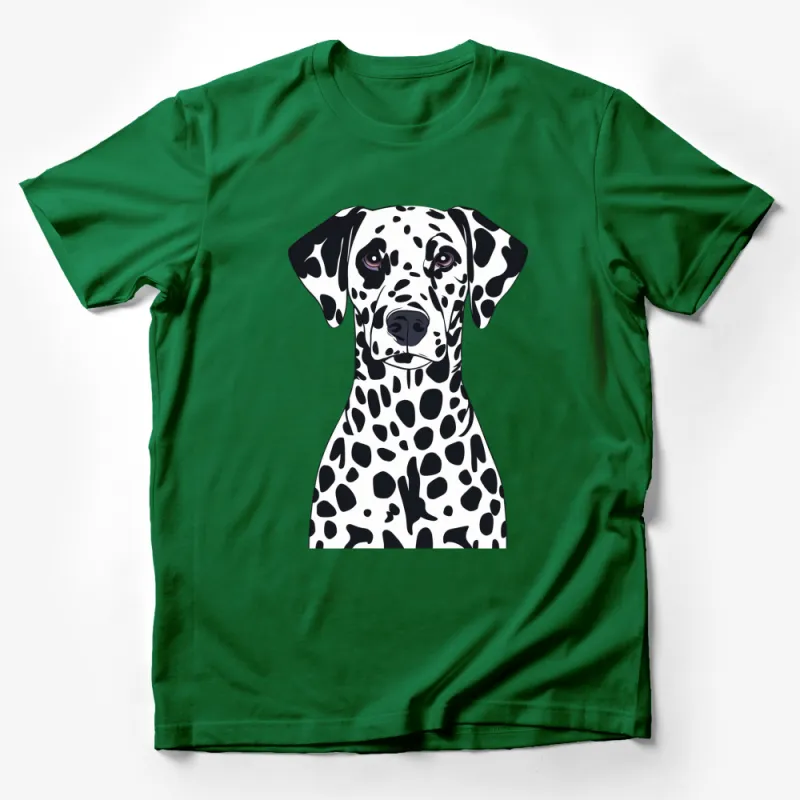 Dalmatian Dog T-Shirt, Cute Black and White Dog Lover Tee, Unisex Graphic Tee for Pet Owners Male T-Shirt