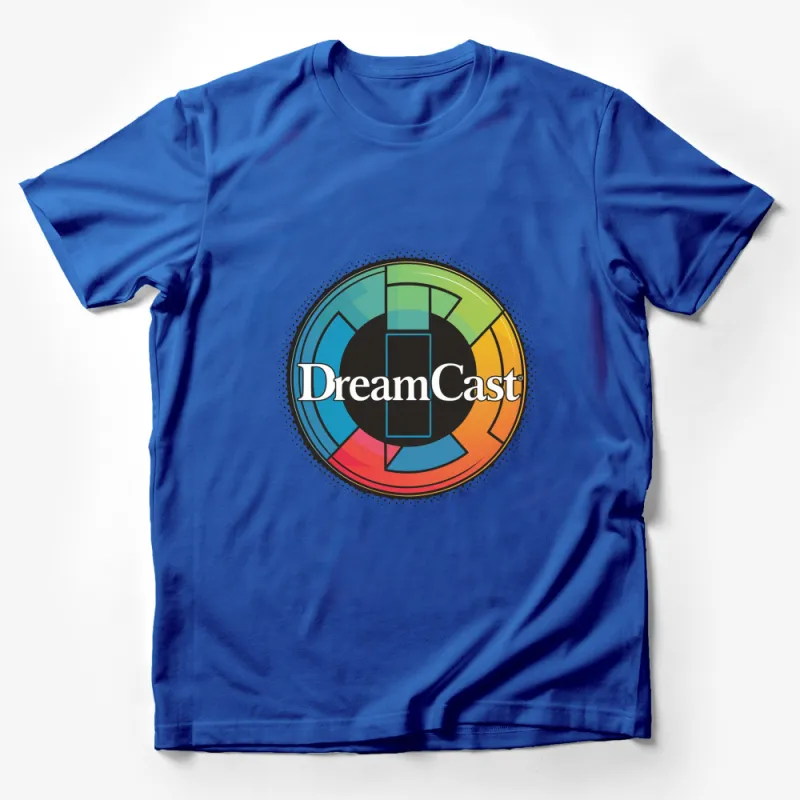 Vintage DreamCast Logo T-Shirt, Retro Gaming Console Tee, Colorful Gamer Gift, Unisex Graphic Shirt Male T-Shirt