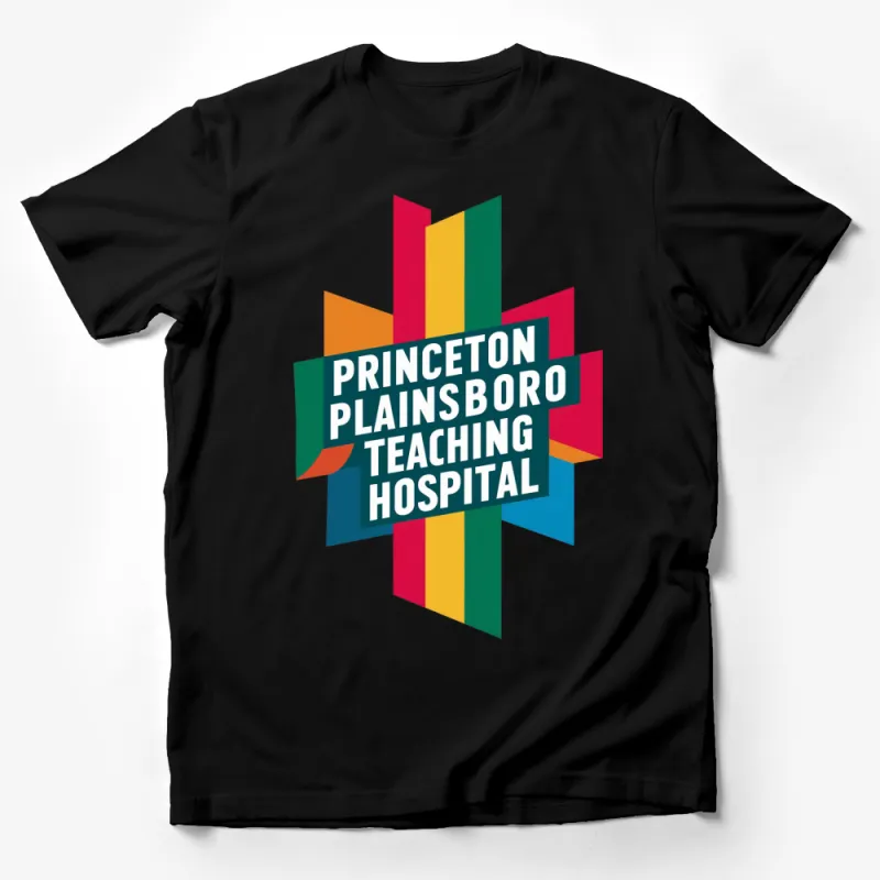 Princeton Plainsboro Teaching Hospital Logo T-Shirt, Colorful Graphic Tee, Unisex Male T-Shirt