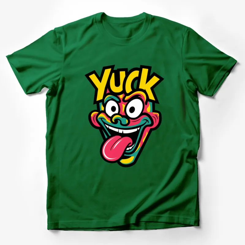 Yuck Face Graphic T-Shirt, Bold Colorful Pop Art Tee, Unisex Fashion Streetwear, Casual Summer Outfit Male T-Shirt