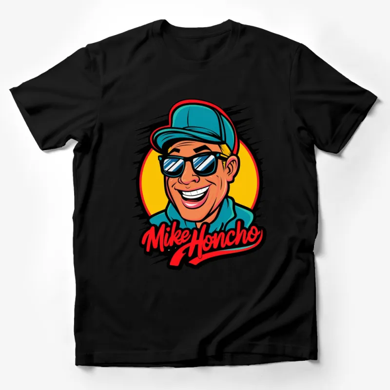 Retro Cartoon Character Mike Honcho T-Shirt - Bold Vintage Graphic Tee Male T-Shirt