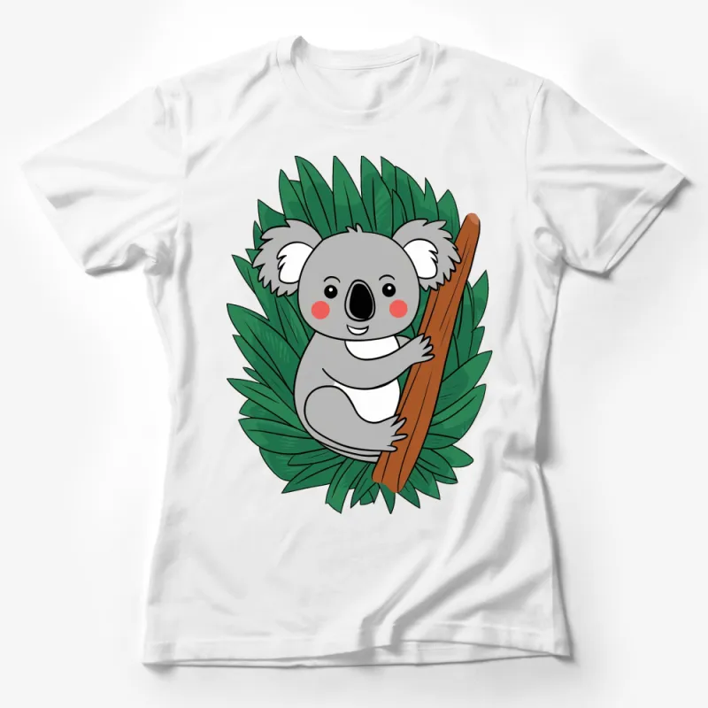 Cute Koala Bear T-Shirt, Unisex Koala Graphic Tee, Australian Animal Shirt, Casual Wear for All Ages Female T-Shirt