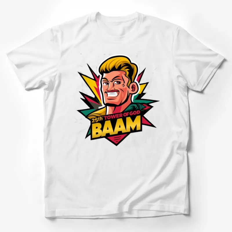 Tower of God Baam T-Shirt, 25th Baam Comic Character Tee, Vibrant Anime Graphic Tee, Unique Fan Art Shirt Male T-Shirt