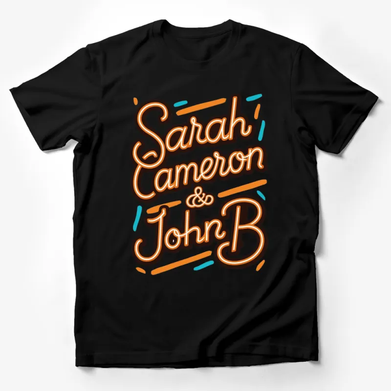 Sarah Cameron and John B Inspired T-Shirt, Summer Romance TV Show Fan Shirt, Unisex Male T-Shirt