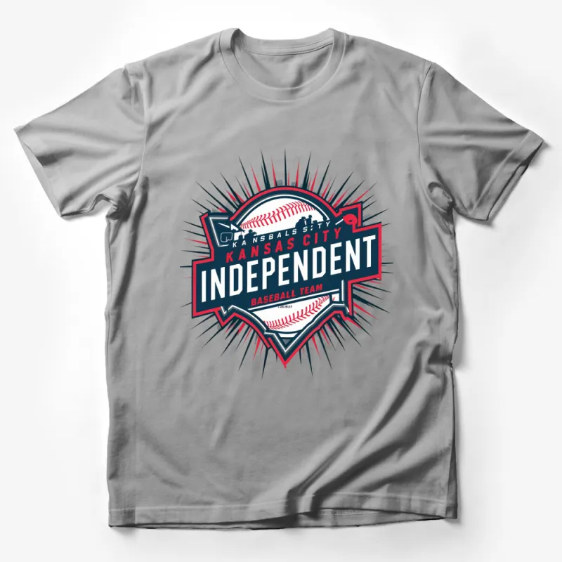 Kansas City Independence Baseball Team Graphic T-Shirt, Unisex Sports Fan Apparel Male T-Shirt