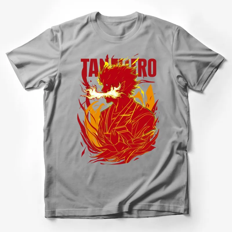 Tavitlero Red Dragon T-shirt, Fire Breathing Fantasy Graphic Tee, Unisex Adult Fashion Top Male T-Shirt