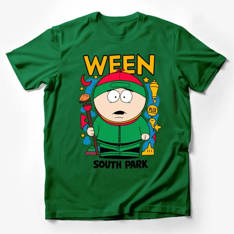 South Park Inspired Kyle Broflovski Graphic T-Shirt, Funny Cartoon Character Tee, Unisex Cotton Shirt Male T-Shirt