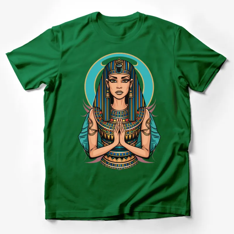 Egyptian Pharaoh Queen T-Shirt, Cleopatra Inspired Graphic Tee, Ancient Egypt Art, Unisex Male T-Shirt