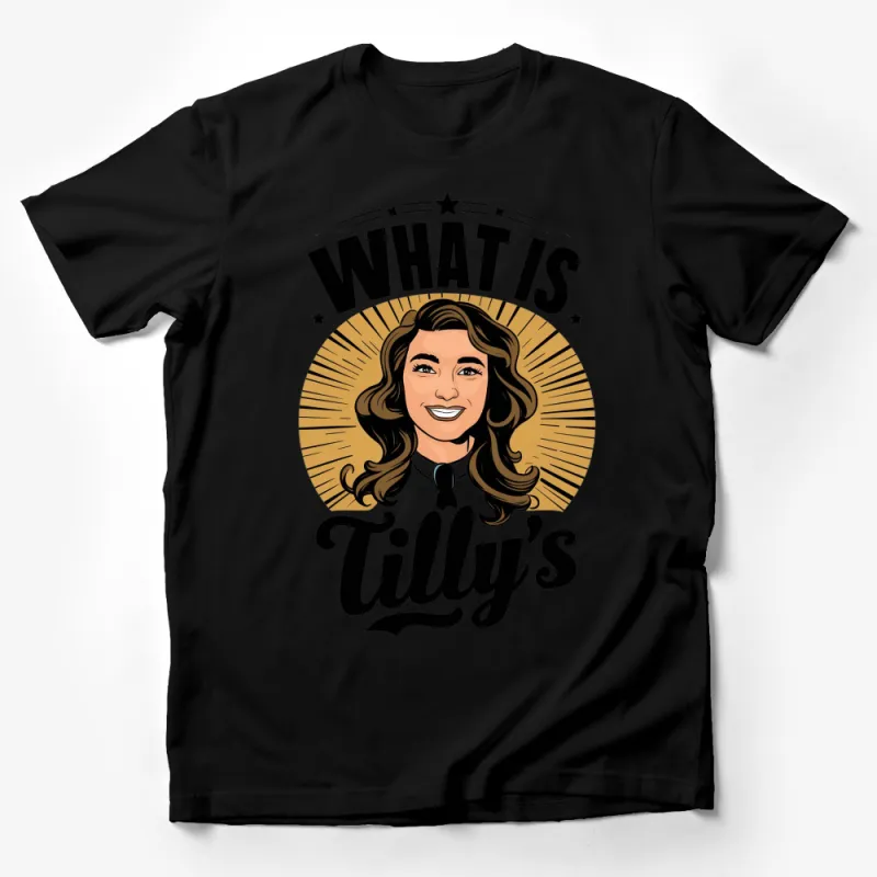 Vintage Style What is Tilly's Retro Sunray Graphic T-Shirt, Unique Bold Fashion, Unisex Tee Male T-Shirt