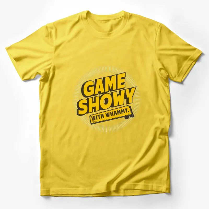 Retro Game Show Whammy Graphic T-Shirt, Vintage Style Fun Quote Tee, Unisex Male T-Shirt