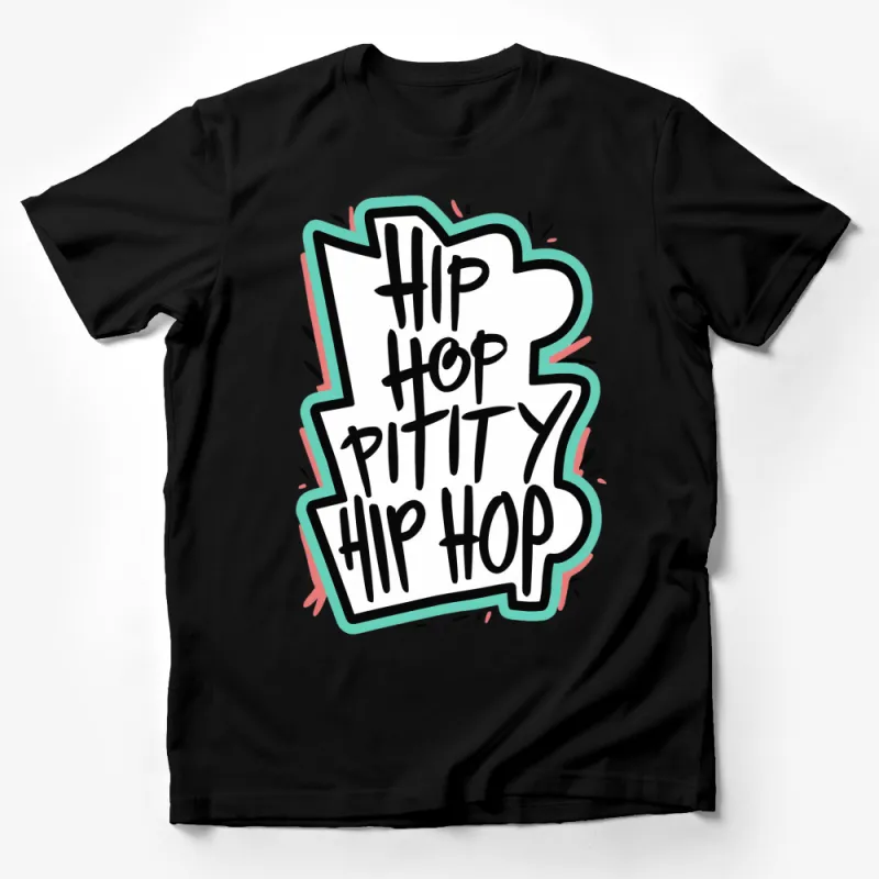 Hip Hop Pifity Graphic T-Shirt, Cool Street Style, Music Inspired Urban Tee, Unisex Fashion Male T-Shirt