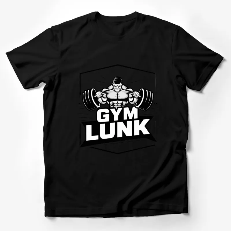 Men's Gym Lunk T-Shirt, Weightlifting Graphic Tee, Fitness Enthusiast Apparel, Sportswear, Cotton Shirt, Gym Wear Male T-Shirt