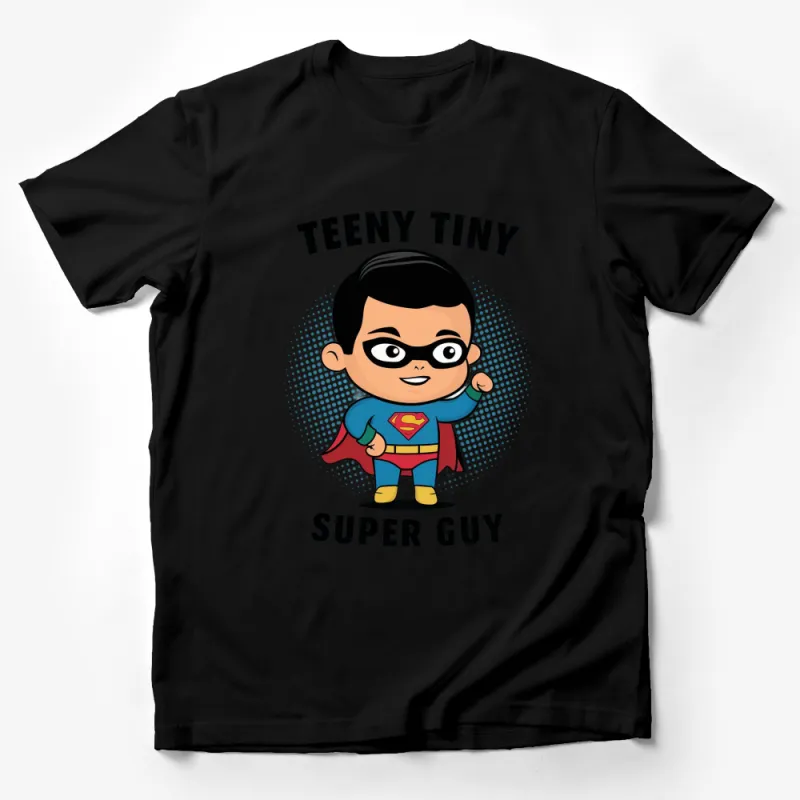 Kids Superhero T-Shirt, Cute Cartoon Super Guy, Colorful Fun Graphic Tee, Boys and Girls, Birthday Gift Idea Male T-Shirt