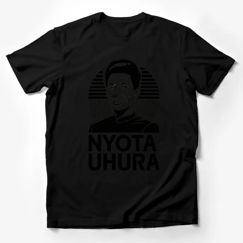 Nyota Uhura T-Shirt, Classic Vintage Sci-Fi Series Fan Apparel, Retro Graphic Tee, Gift for Major Series Enthusiasts Male T-Shirt