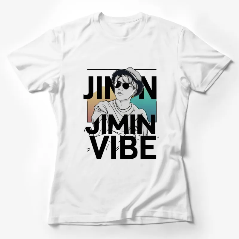 Stylish Jimin Vibe Graphic T-Shirt, Trendy Pop Culture Fashion, Unisex Shirt, Gift for Music Fans Female T-Shirt