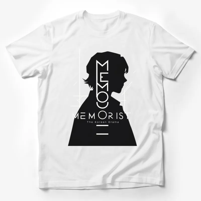 Memory Memorist Silhouette T-Shirt, Korean Drama Fan Apparel, Unique Graphic Tee, Unisex Clothing Male T-Shirt