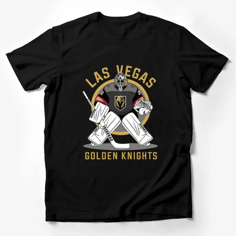 Las Vegas Golden Knights Hockey Goalie Fan T-Shirt, Sports Team Apparel Male T-Shirt