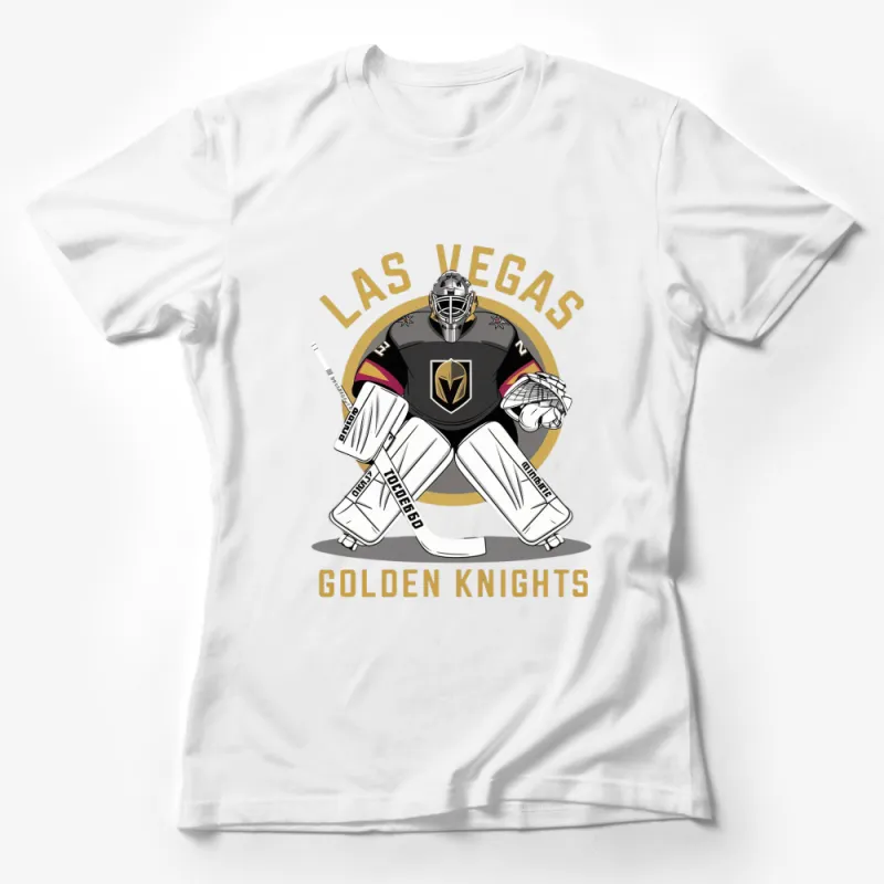 Las Vegas Golden Knights Hockey Goalie Fan T-Shirt, Sports Team Apparel Female T-Shirt