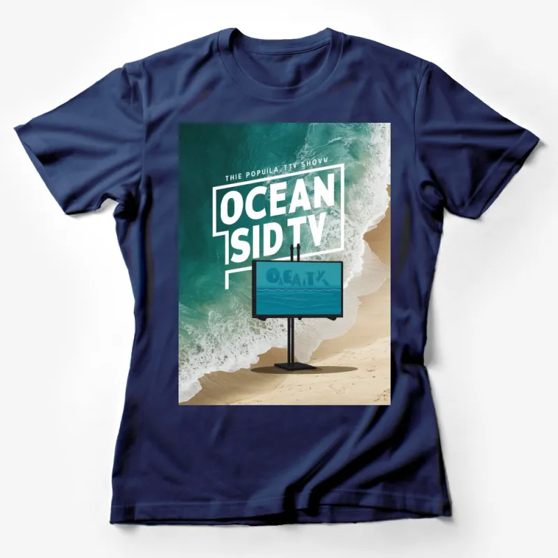 Ocean Side TV Show Inspired Graphic T-Shirt, Vintage Beach Design, Unisex Casual Wear, Summer Tee, Retro Style Top Female T-Shirt