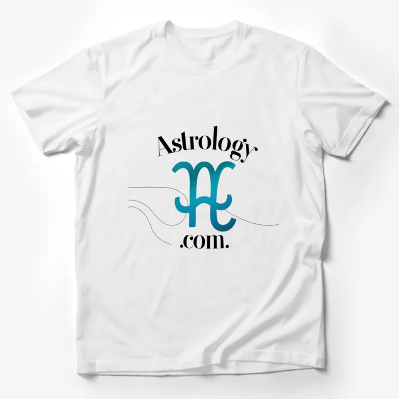 Astrology.com Logo T-Shirt, Zodiac Virgo Sign, Stylish Unisex Tee Male T-Shirt