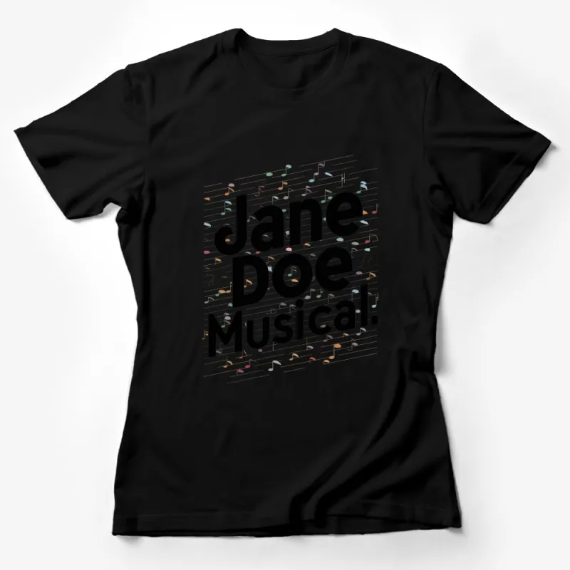 Jane Doe Musical Graphic T-Shirt, Music Lover Tee, Unique Gifts for Musicians, Unisex Apparel Female T-Shirt