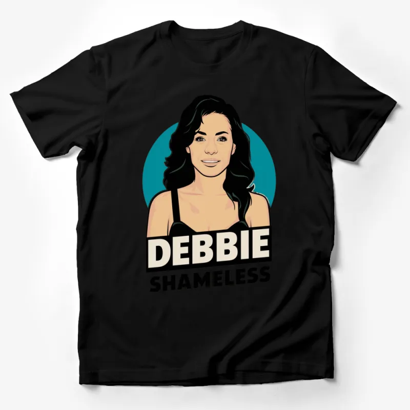 Shameless Debbie Graphic T-Shirt, Vintage Comic Style Print, Trendy Character Tee, Fans Merchandise Male T-Shirt