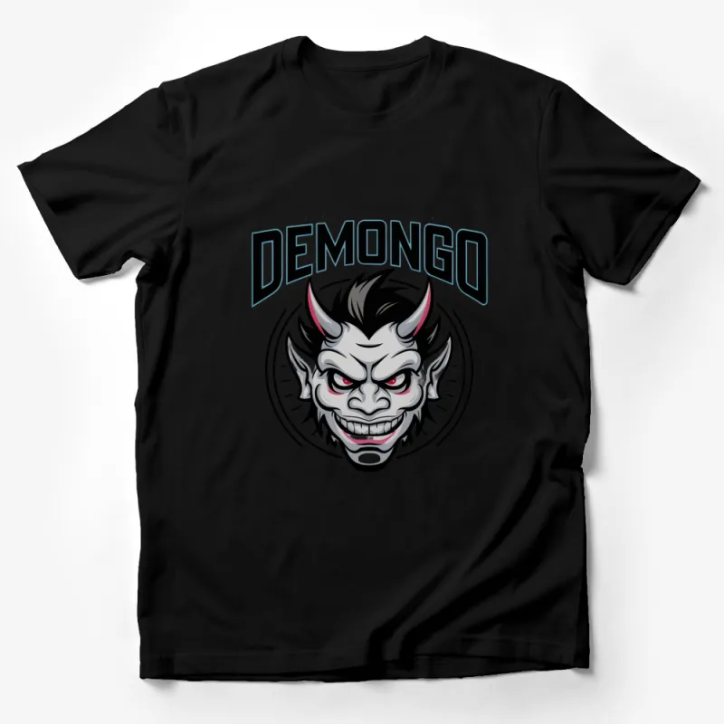 Demongo Graphic T-Shirt, Cool Demon Design, Unisex Casual Wear, Bold Illustration Male T-Shirt