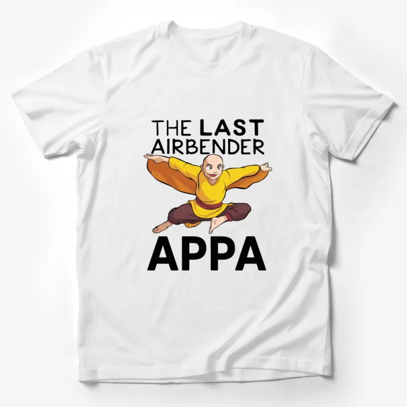 Avatar The Last Airbender T-Shirt, Aang in Action, Appa Graphic Tee, Unisex Adult Clothing Male T-Shirt