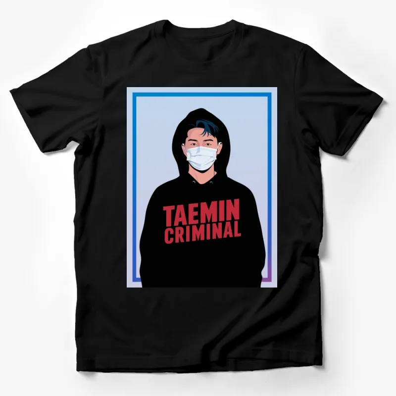 Taemin Criminal Inspired Graphic T-Shirt, K-Pop Music Fan Apparel, Unisex Cotton Tee Male T-Shirt